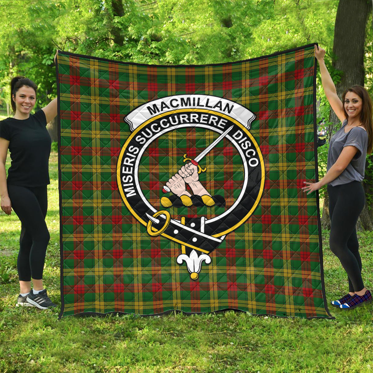 macmillan-society-of-glasgow-tartan-quilt-with-family-crest