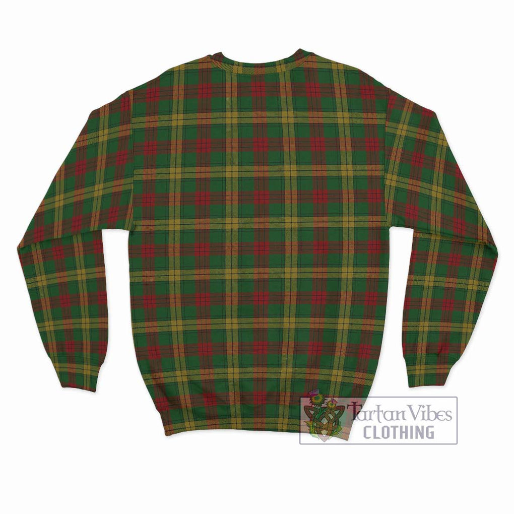 MacMillan Society of Glasgow Tartan Sweatshirt with Family Crest DNA In Me Style - Tartanvibesclothing Shop