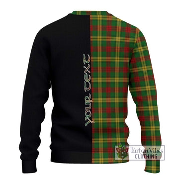 MacMillan Society of Glasgow Tartan Ugly Sweater with Family Crest and Half Of Me Style