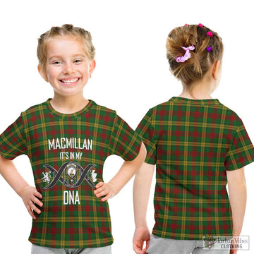 MacMillan Society of Glasgow Tartan Kid T-Shirt with Family Crest DNA In Me Style