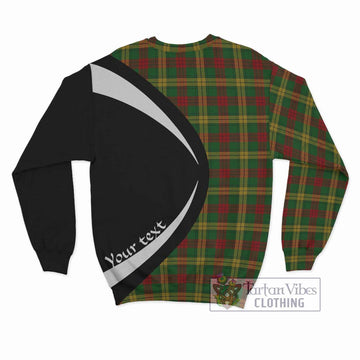 MacMillan Society of Glasgow Tartan Sweatshirt with Family Crest Circle Style