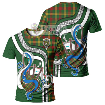 MacMillan Society of Glasgow Tartan T-Shirt with Epic Bagpipe Style