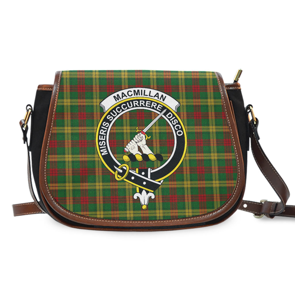 MacMillan Society of Glasgow Tartan Saddle Bag with Family Crest - Tartan Vibes Clothing