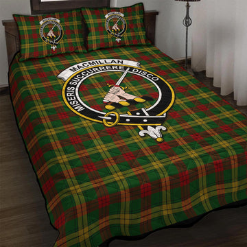 MacMillan Society of Glasgow Tartan Quilt Bed Set with Family Crest