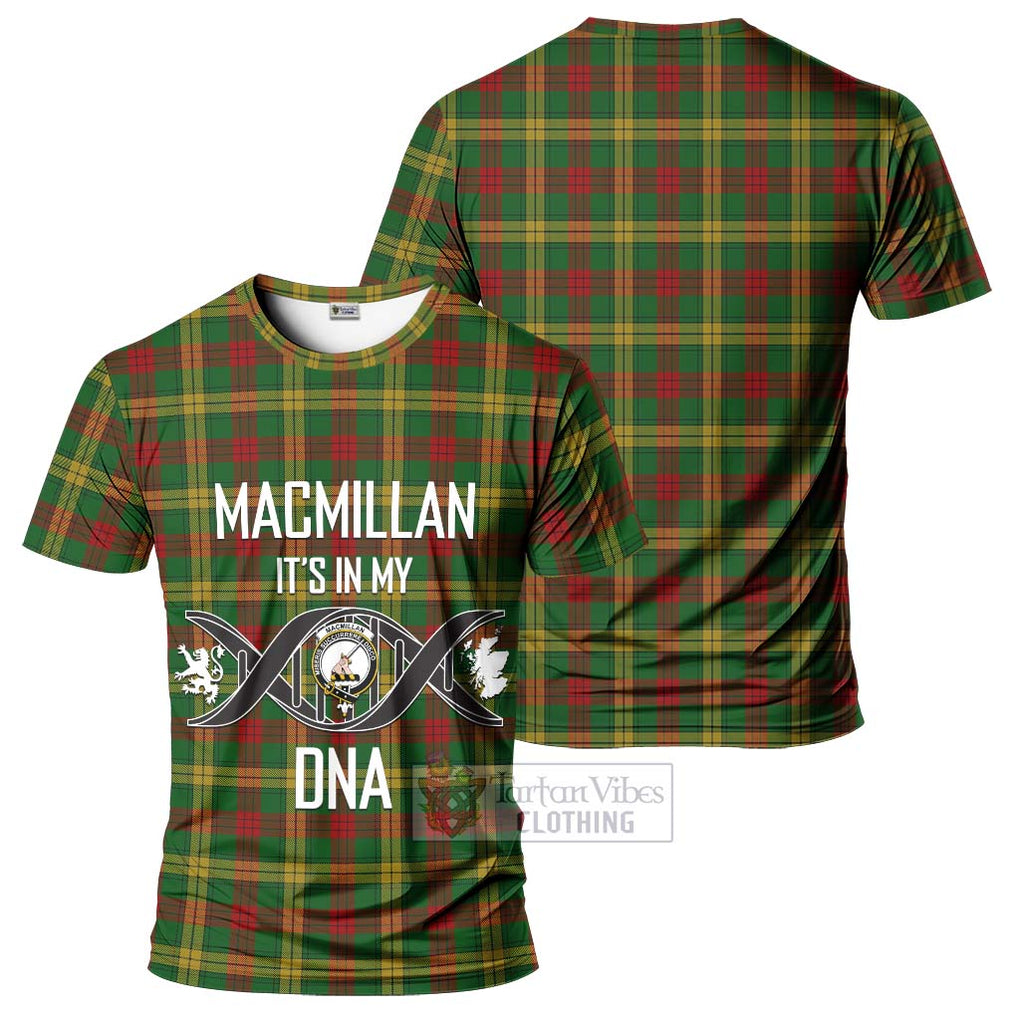 MacMillan Society of Glasgow Tartan T-Shirt with Family Crest DNA In Me Style - Tartan Vibes Clothing