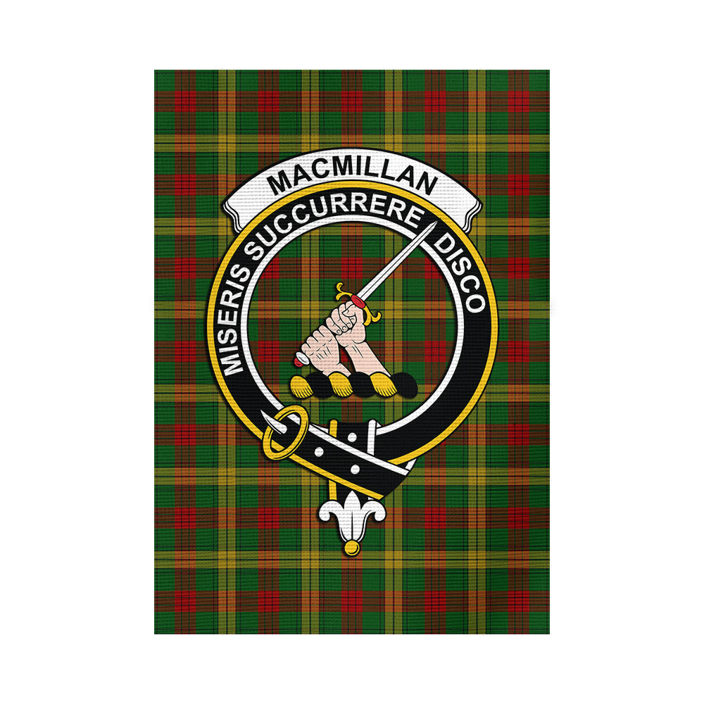 MacMillan Society of Glasgow Tartan Flag with Family Crest - Tartan Vibes Clothing