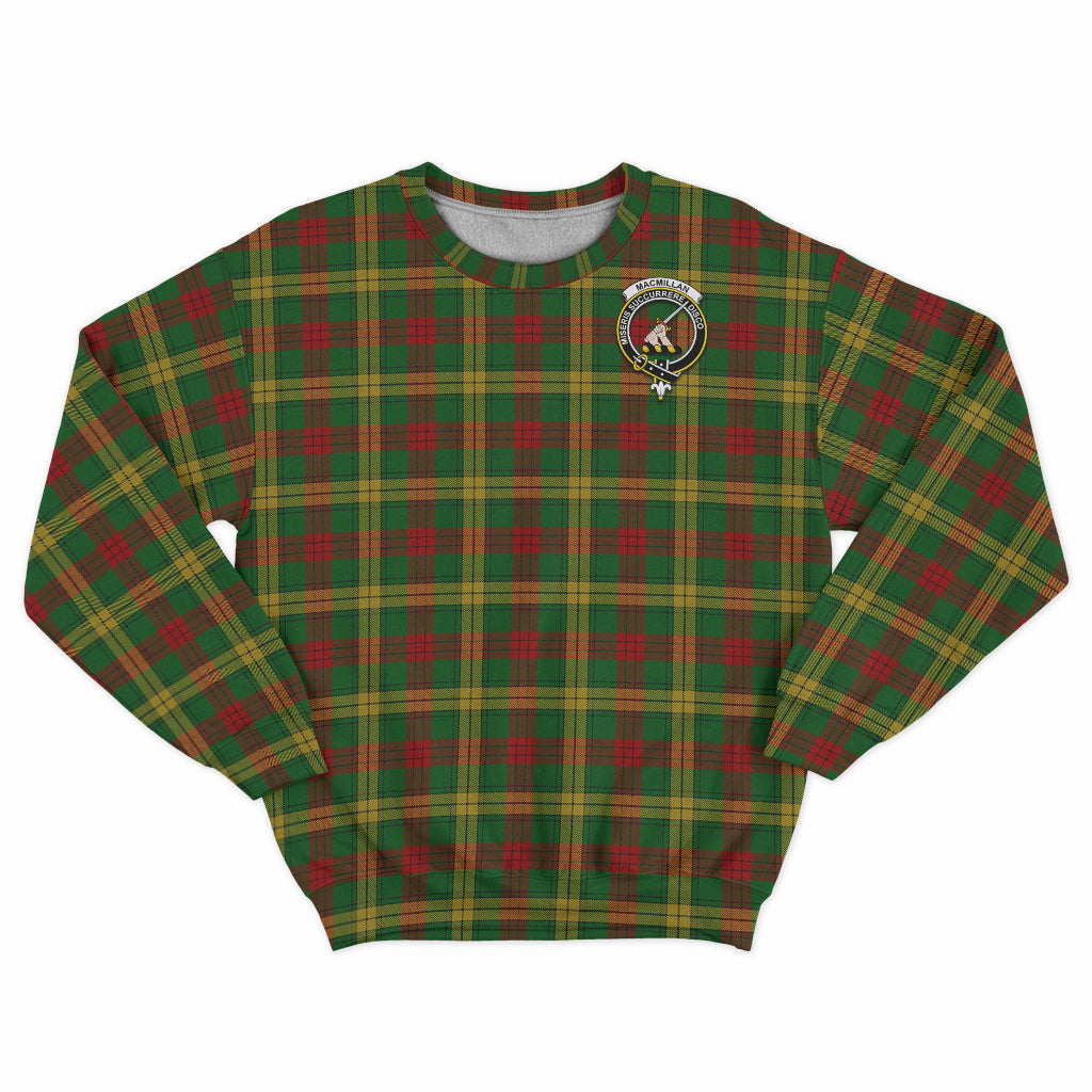 MacMillan Society of Glasgow Tartan Sweatshirt with Family Crest - Tartan Vibes Clothing