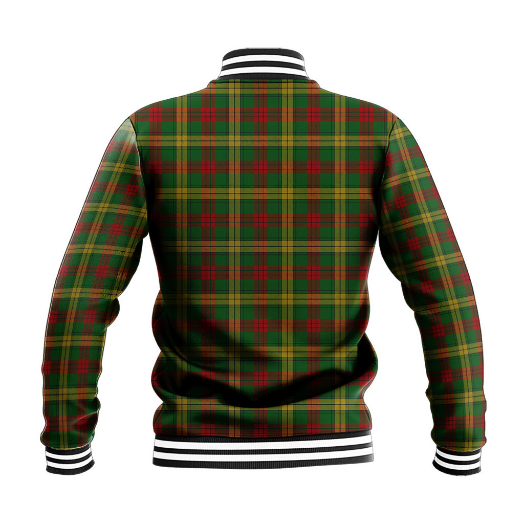 MacMillan Society of Glasgow Tartan Baseball Jacket with Family Crest - Tartan Vibes Clothing