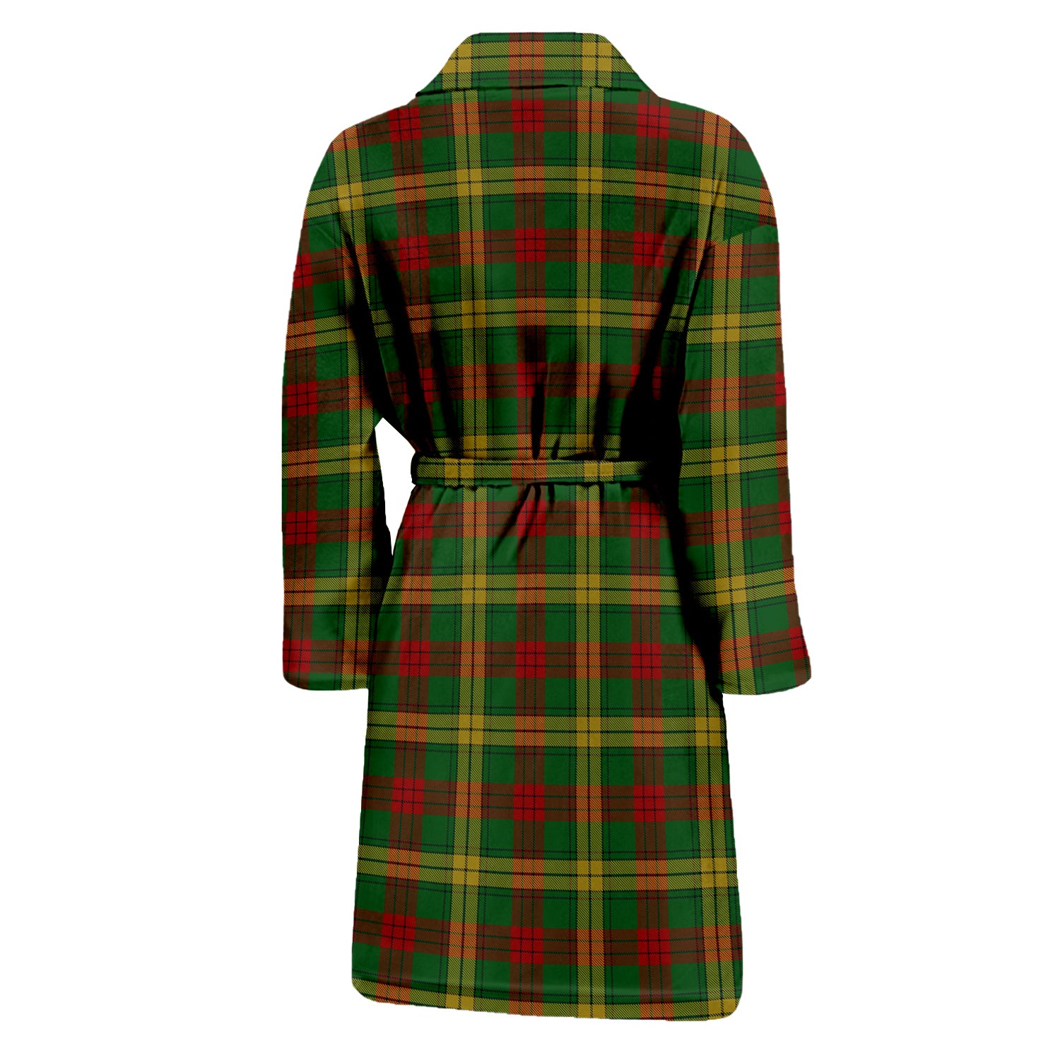 MacMillan Society of Glasgow Tartan Bathrobe with Family Crest - Tartan Vibes Clothing