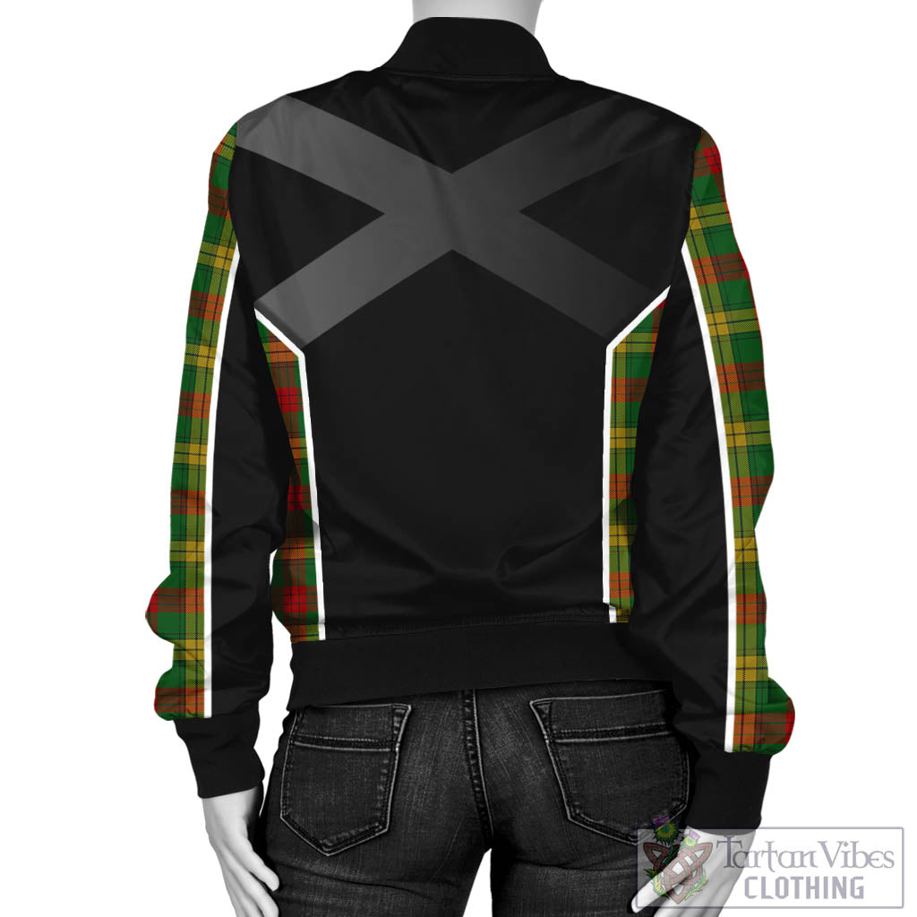 Tartan Vibes Clothing MacMillan Society of Glasgow Tartan Bomber Jacket with Family Crest and Scottish Thistle Vibes Sport Style