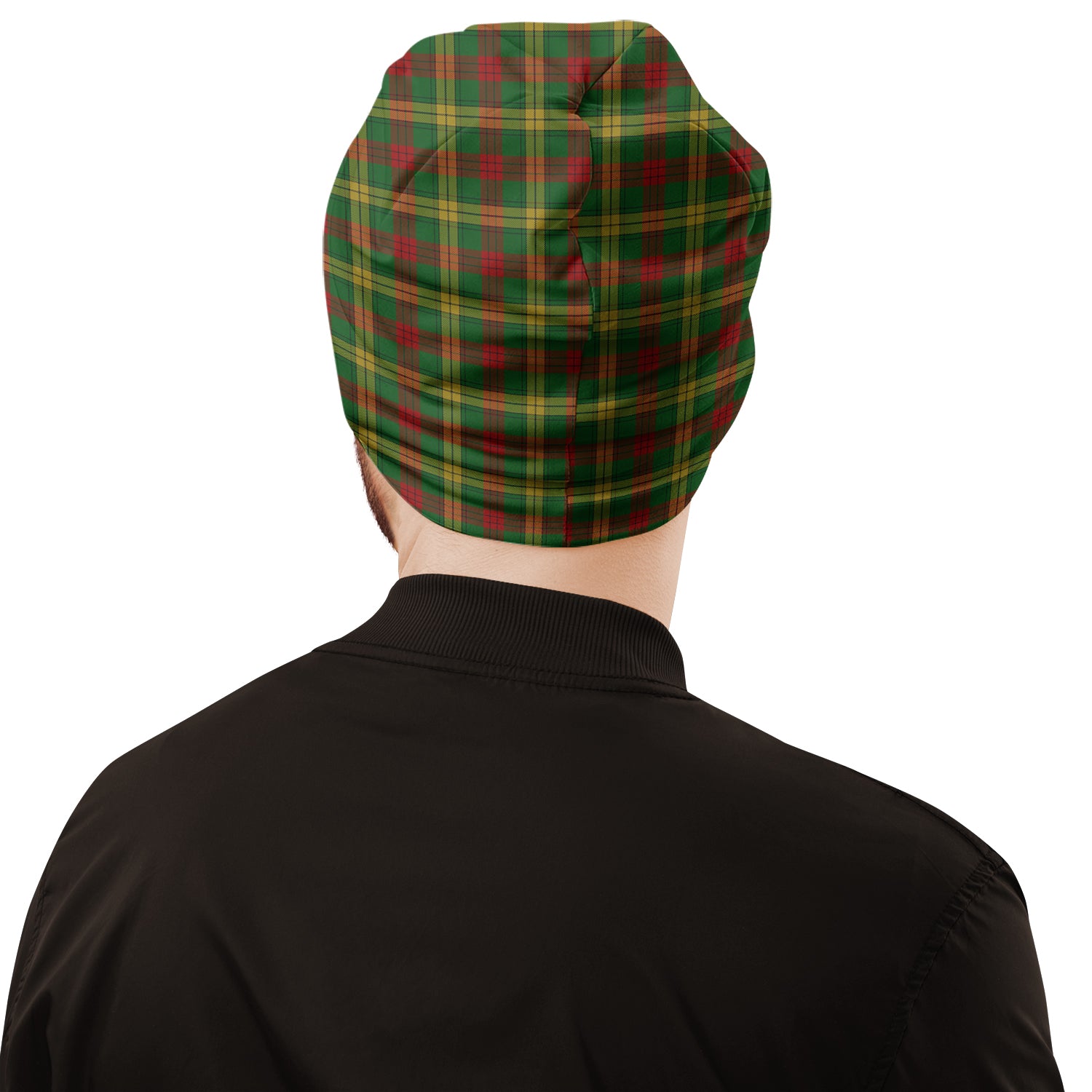 MacMillan Society of Glasgow Tartan Beanies Hat with Family Crest - Tartan Vibes Clothing