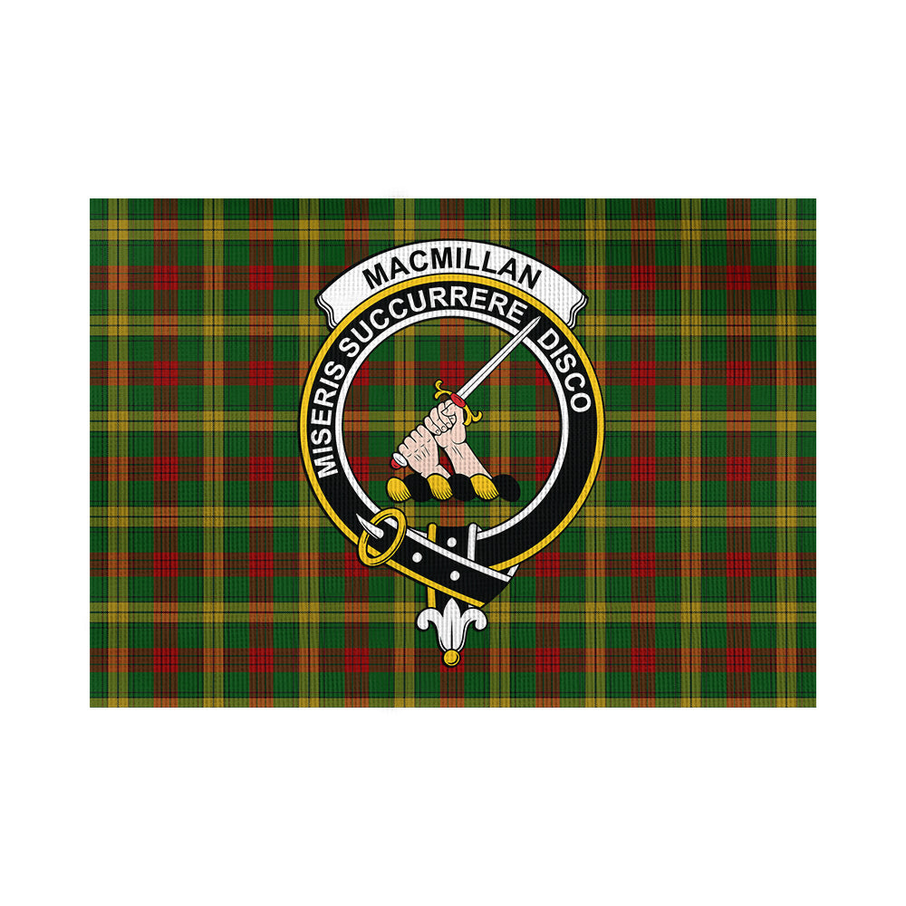 MacMillan Society of Glasgow Tartan Flag with Family Crest - Tartan Vibes Clothing