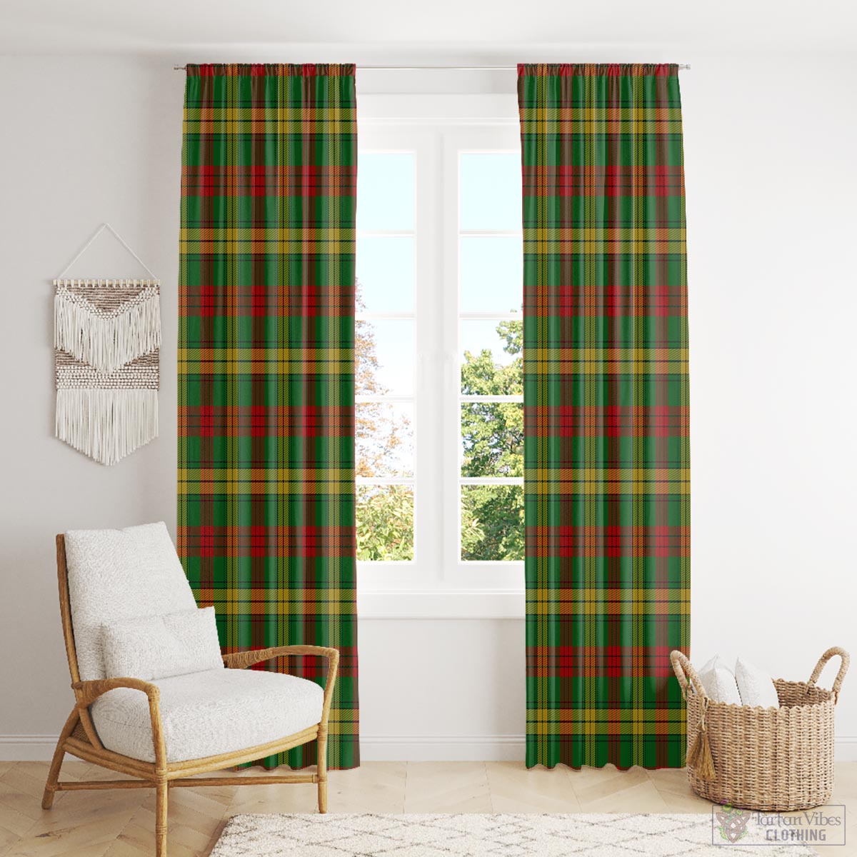 MacMillan Society of Glasgow Tartan Window Curtain