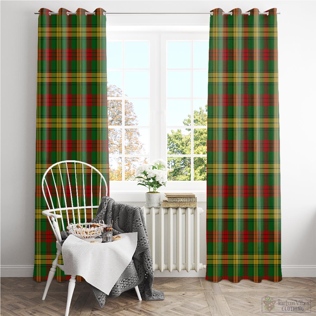 MacMillan Society of Glasgow Tartan Window Curtain