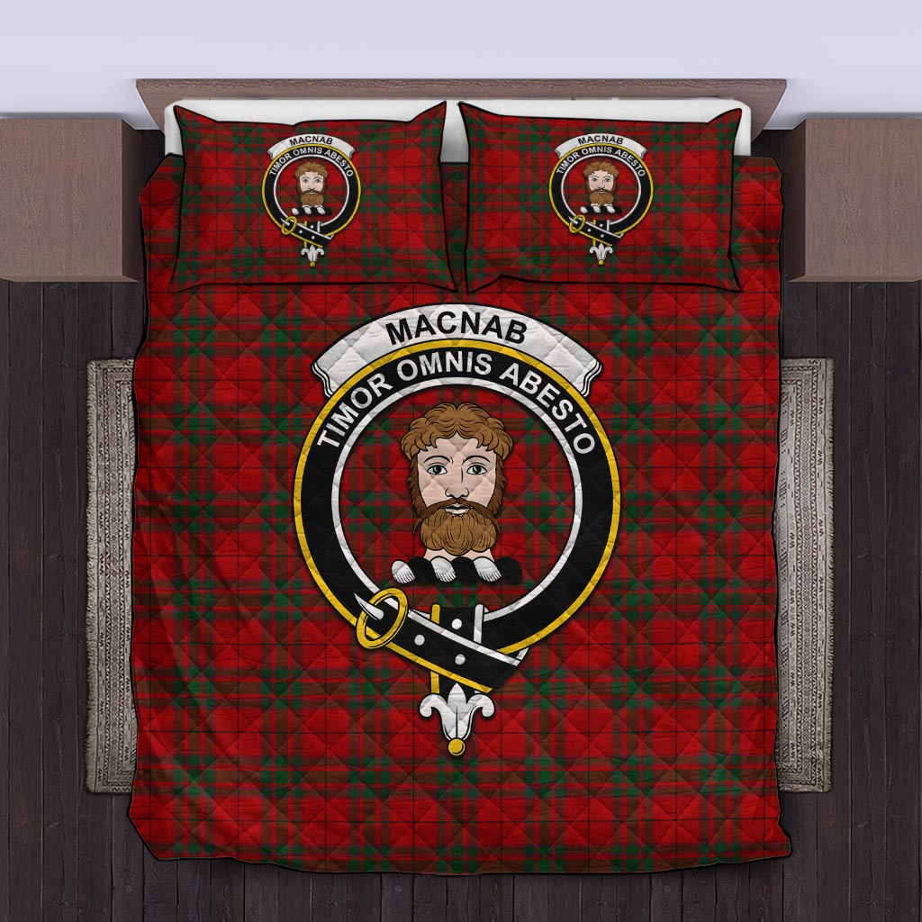 MacNab (McNab) Tartan Quilt Bed Set with Family Crest Twin - Tartan Vibes Clothing