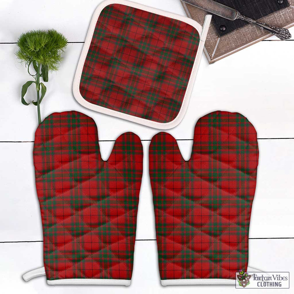 MacNab (McNab) Tartan Combo Oven Mitt & Pot-Holder White - Tartan Vibes Clothing