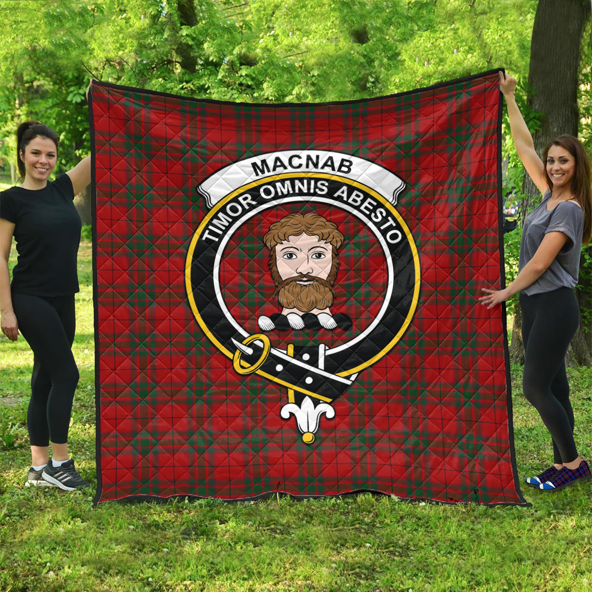 macnab-tartan-quilt-with-family-crest