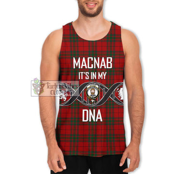 MacNab (McNab) Tartan Men's Tank Top with Family Crest DNA In Me Style