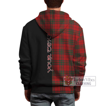 MacNab (McNab) Tartan Hoodie with Family Crest and Half Of Me Style