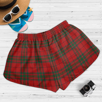 MacNab (McNab) Tartan Womens Shorts with Family Crest