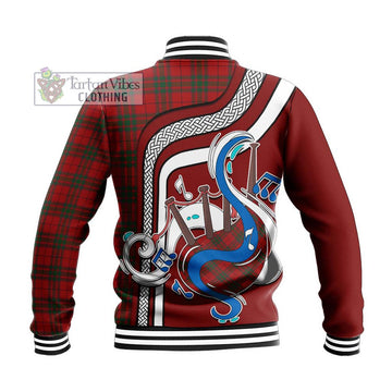 MacNab (McNab) Tartan Baseball Jacket with Epic Bagpipe Style