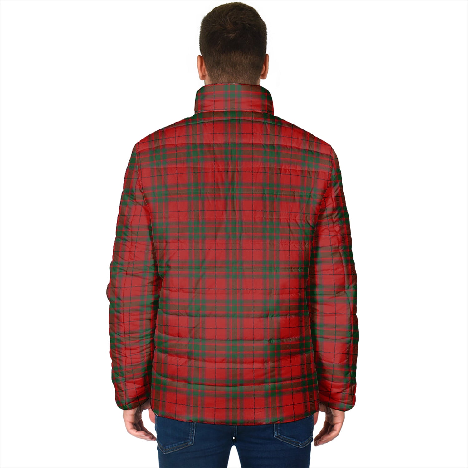 MacNab (McNab) Tartan Padded Jacket with Family Crest - Tartan Vibes Clothing