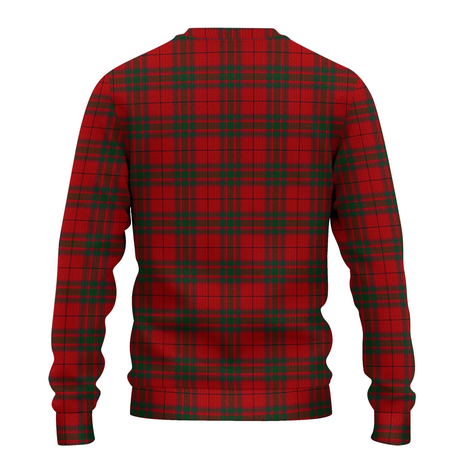 MacNab Tartan Knitted Sweater with Family Crest - Tartanvibesclothing