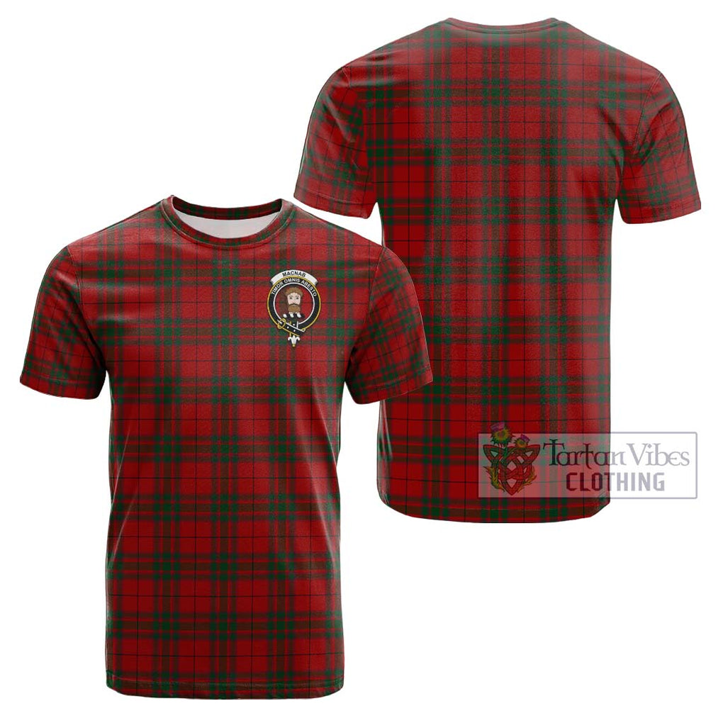 MacNab (McNab) Tartan Cotton T-Shirt with Family Crest Kid's Shirt - Tartanvibesclothing Shop