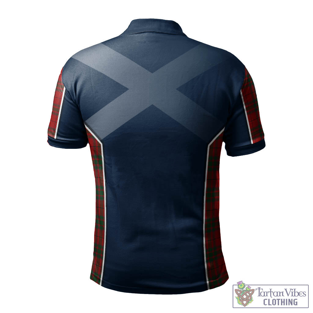 Tartan Vibes Clothing MacNab Tartan Men's Polo Shirt with Family Crest and Scottish Thistle Vibes Sport Style