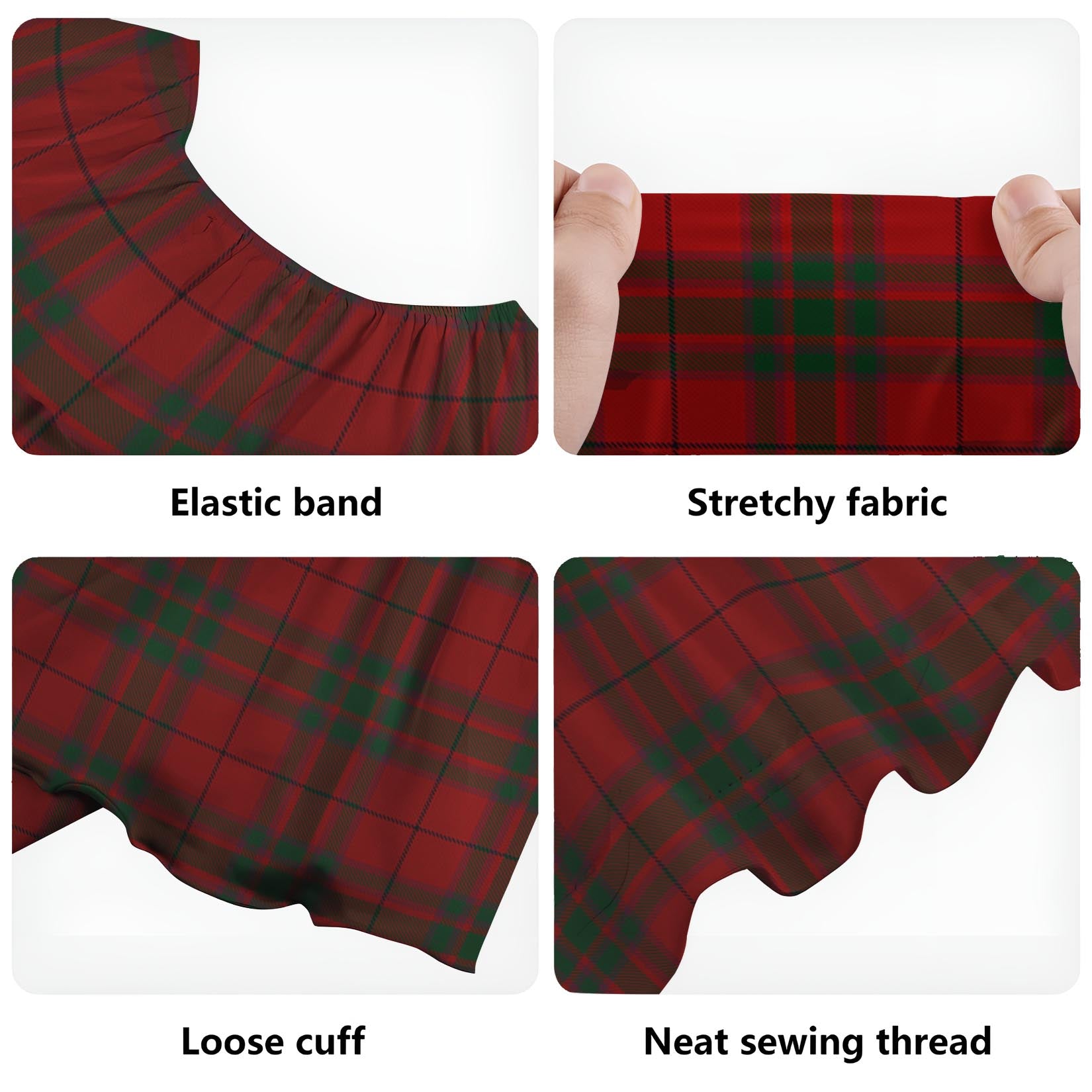 MacNab Tartan Off Shoulder Long Dress - Tartanvibesclothing