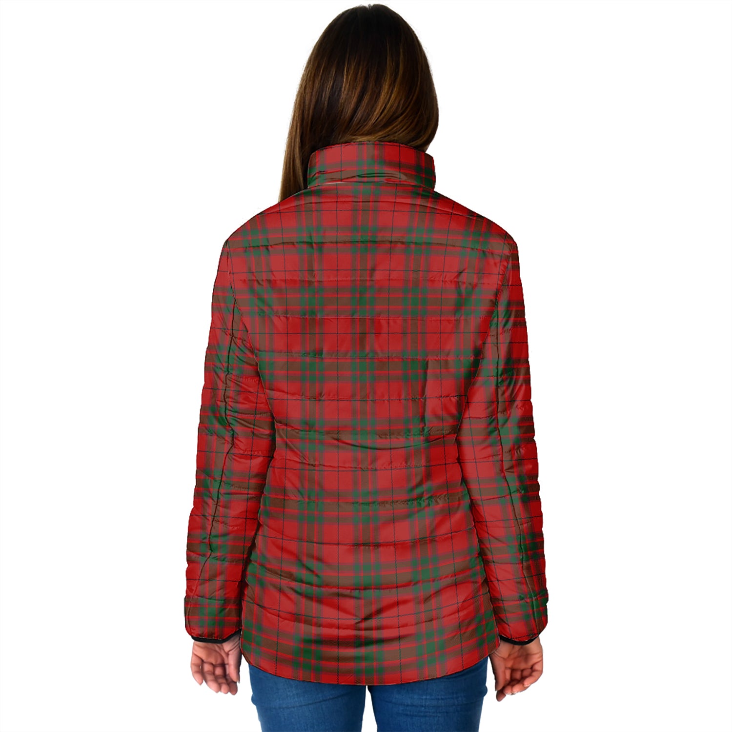 MacNab (McNab) Tartan Padded Jacket with Family Crest - Tartan Vibes Clothing