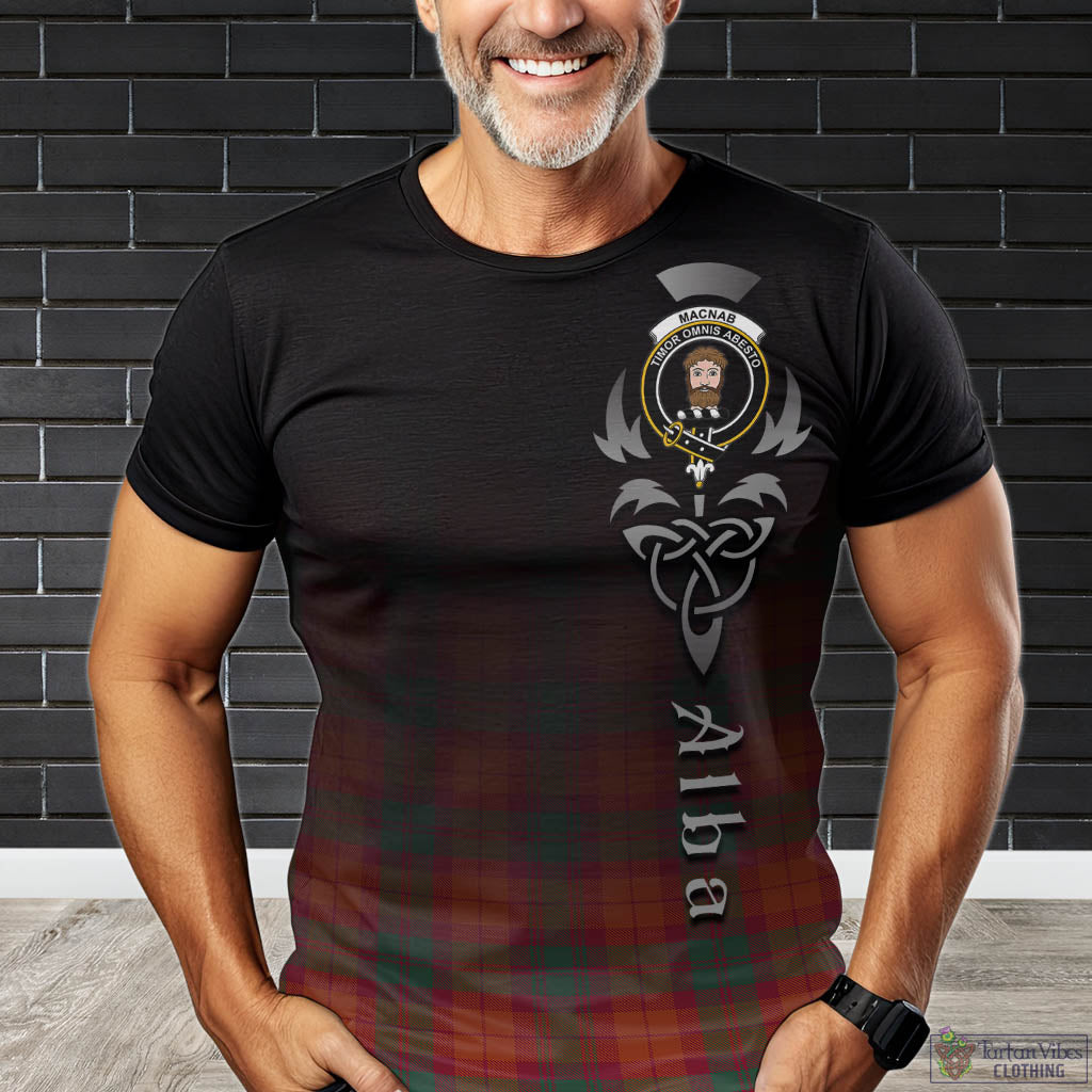 Tartan Vibes Clothing MacNab Ancient Tartan T-Shirt Featuring Alba Gu Brath Family Crest Celtic Inspired