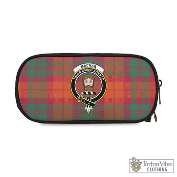 MacNab Ancient Tartan Pen and Pencil Case with Family Crest