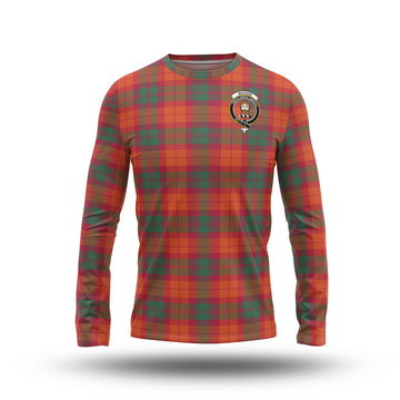 MacNab Ancient Tartan Long Sleeve T-Shirt with Family Crest