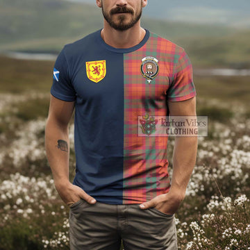 MacNab Ancient Tartan T-Shirt Alba with Scottish Lion Royal Arm Half Style