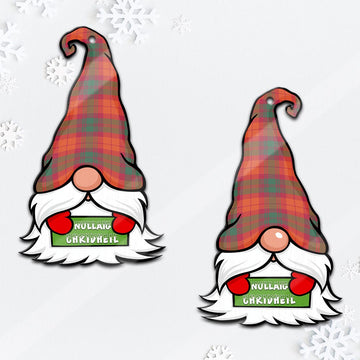 MacNab Ancient Gnome Christmas Ornament with His Tartan Christmas Hat