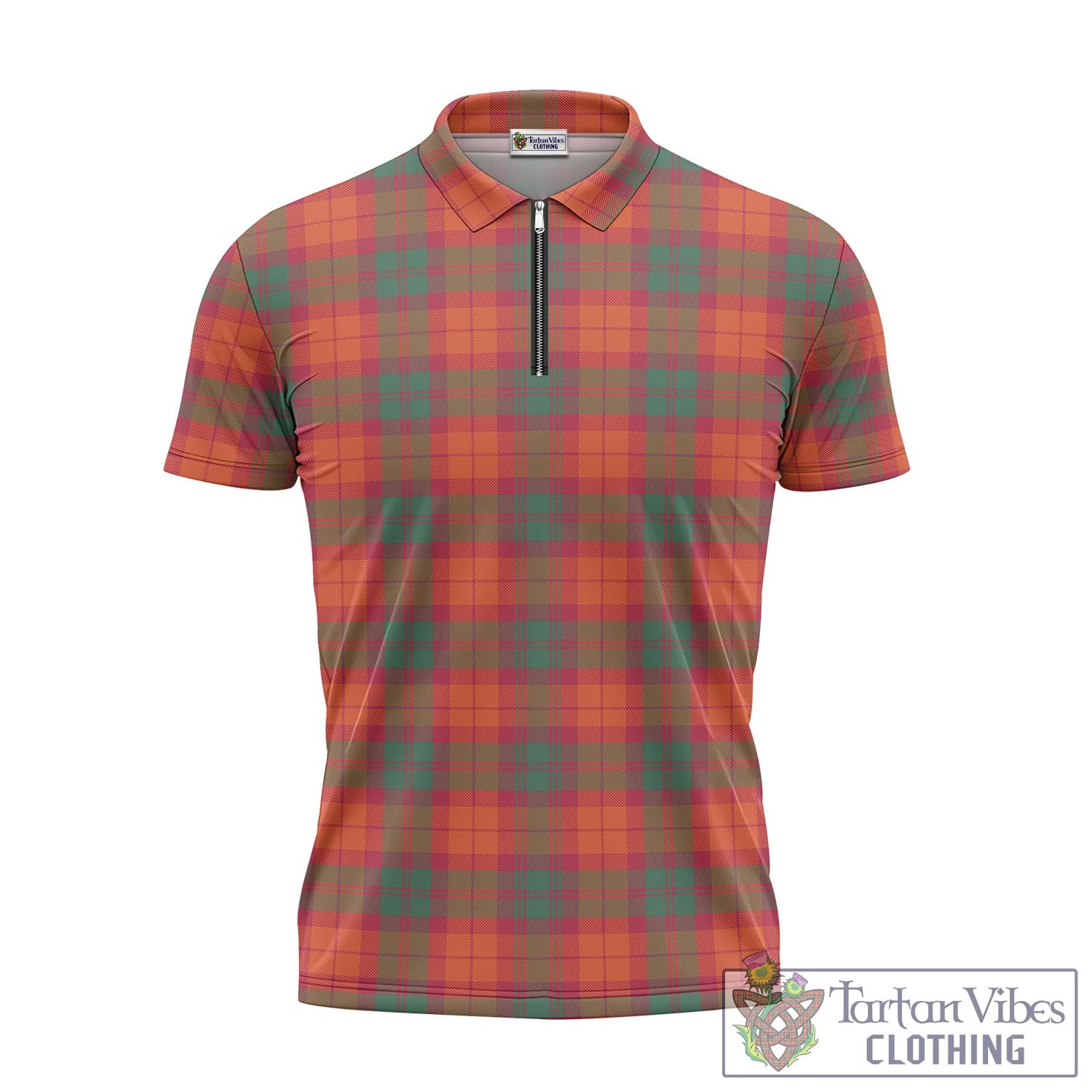 Tartan Vibes Clothing MacNab Ancient Tartan Zipper Polo Shirt