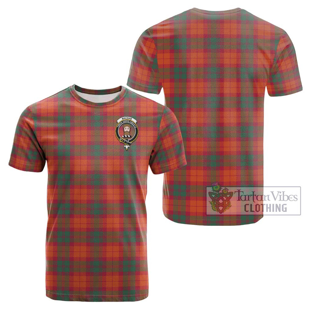 MacNab Ancient Tartan Cotton T-Shirt with Family Crest Kid's Shirt - Tartanvibesclothing Shop