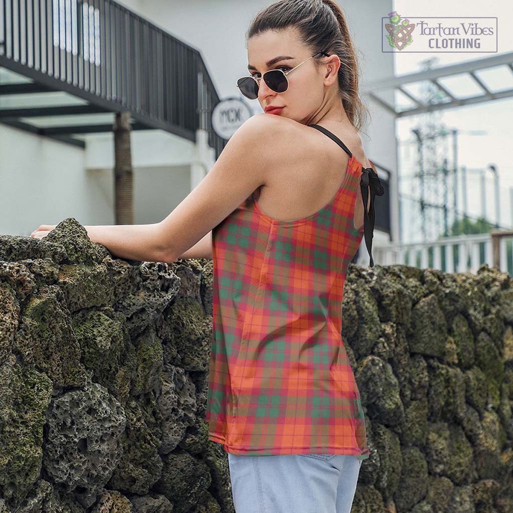 Tartan Vibes Clothing MacNab Ancient Tartan Loose Halter Neck Camisole