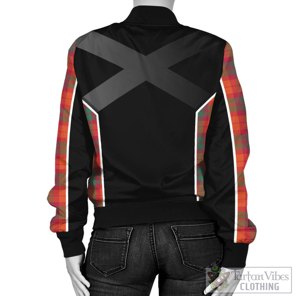 Tartan Vibes Clothing MacNab Ancient Tartan Bomber Jacket with Family Crest and Scottish Thistle Vibes Sport Style