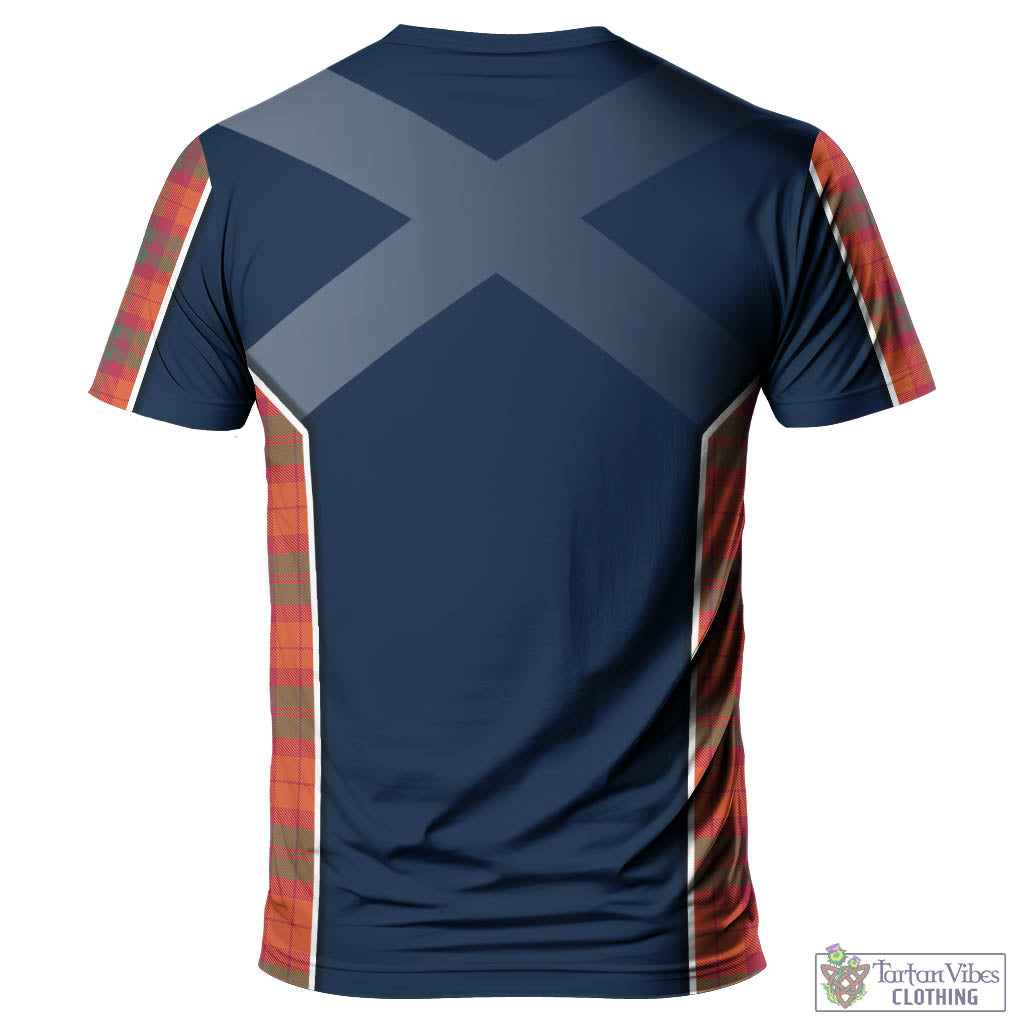 Tartan Vibes Clothing MacNab Ancient Tartan T-Shirt with Family Crest and Scottish Thistle Vibes Sport Style