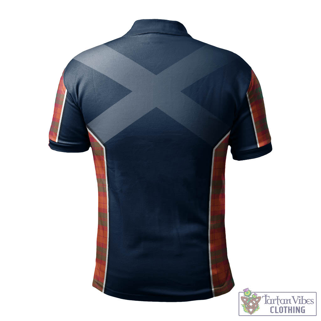 Tartan Vibes Clothing MacNab Ancient Tartan Men's Polo Shirt with Family Crest and Scottish Thistle Vibes Sport Style