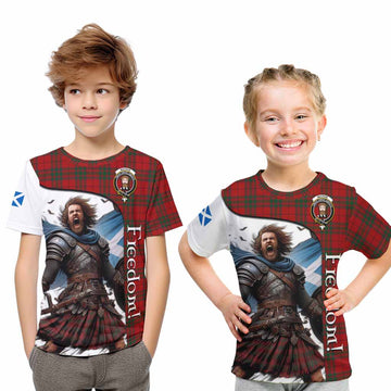 MacNab (McNab) Crest Tartan Kid T-Shirt Inspired by the Freedom of Scottish Warrior