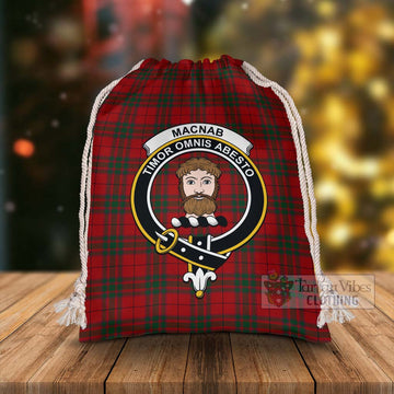 MacNab (McNab) Tartan Christmas Santa's Bag with Family Crest