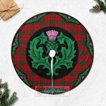 MacNab (McNab) Tartan Christmas Tree Skirt Scottish Thistle Style