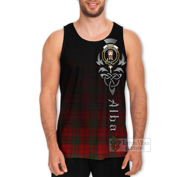 MacNab (McNab) Tartan Men's Tank Top Featuring Alba Gu Brath Family Crest Celtic Inspired