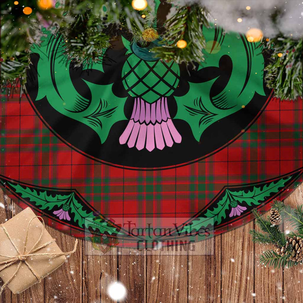 MacNab (McNab) Tartan Christmas Tree Skirt Scottish Thistle Style - Tartan Vibes Clothing