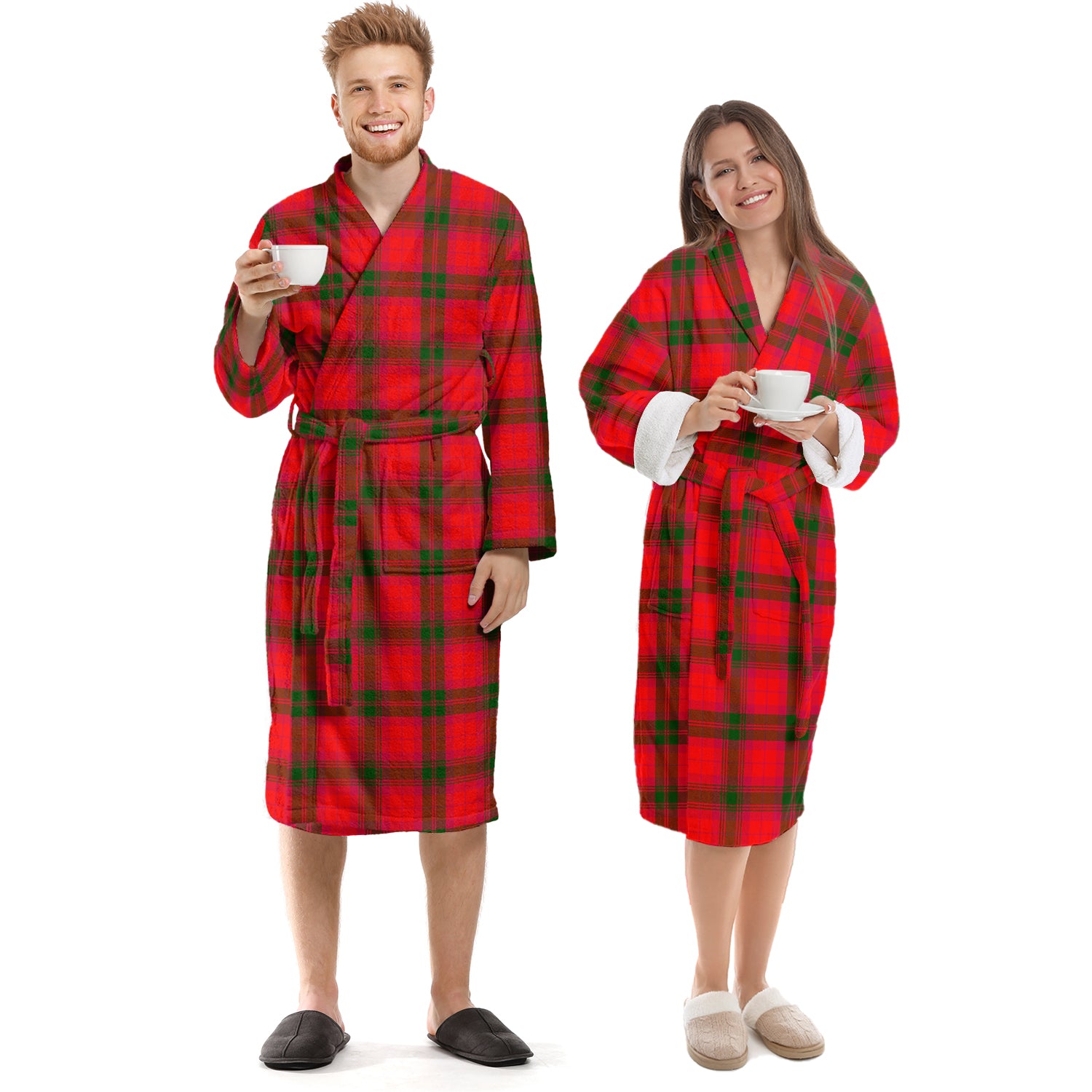 MacNab Modern Tartan Bathrobe Unisex S - Tartan Vibes Clothing