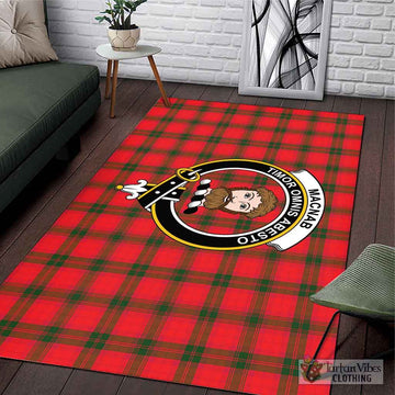 MacNab Modern Tartan Area Rug with Family Crest