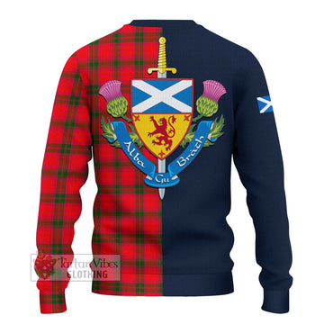 MacNab Modern Tartan Ugly Sweater with Scottish Lion Royal Arm Half Style